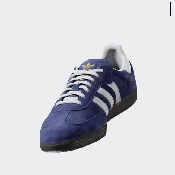 Adidas Womens Samba Sneakers In Blue and Grey,/ White Size 8.5  NWT - Picture 2 of 11